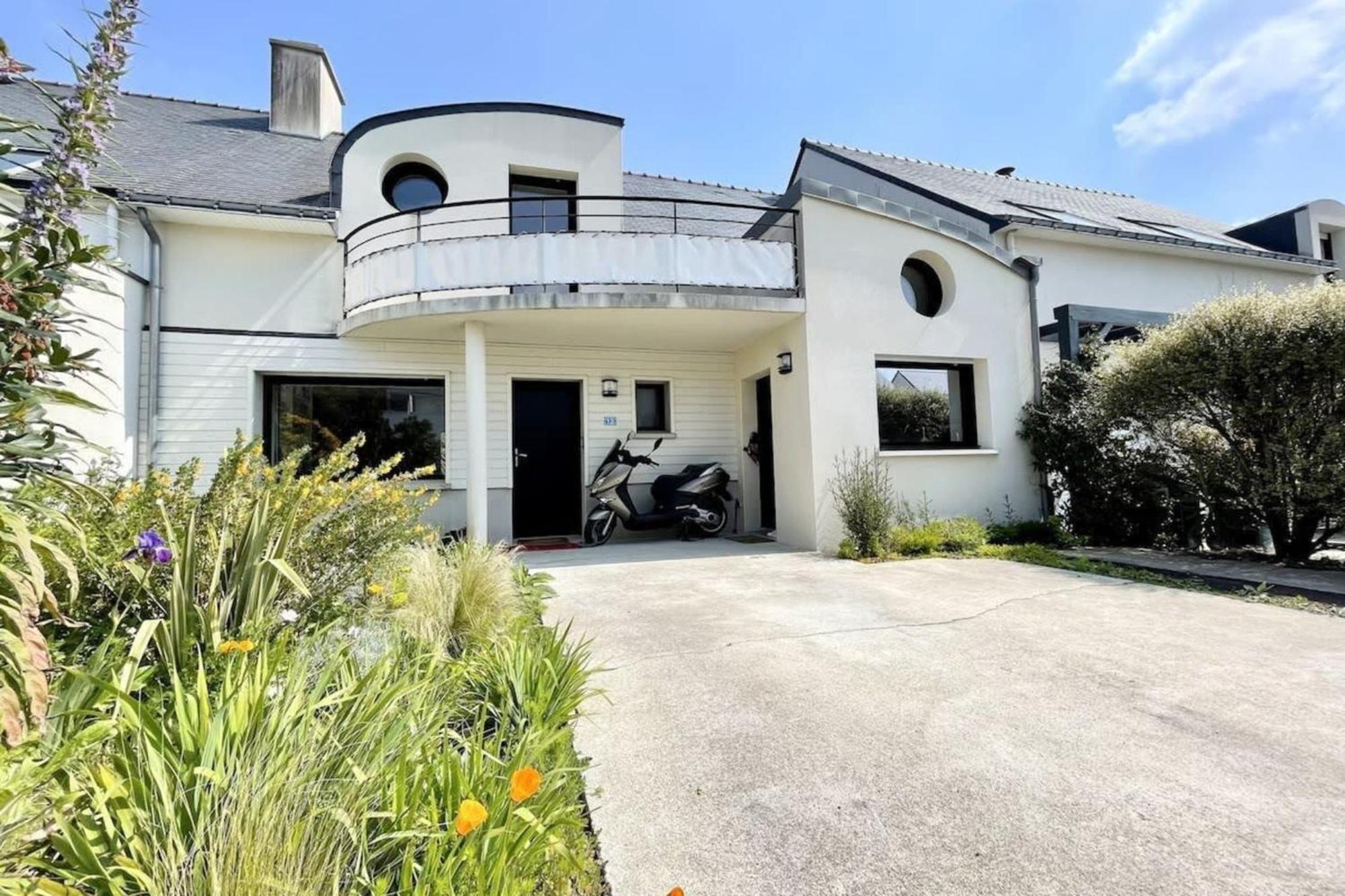 Jolie Maison Moderne A 200M Du Port De Lomener Ploemeur Buitenkant foto